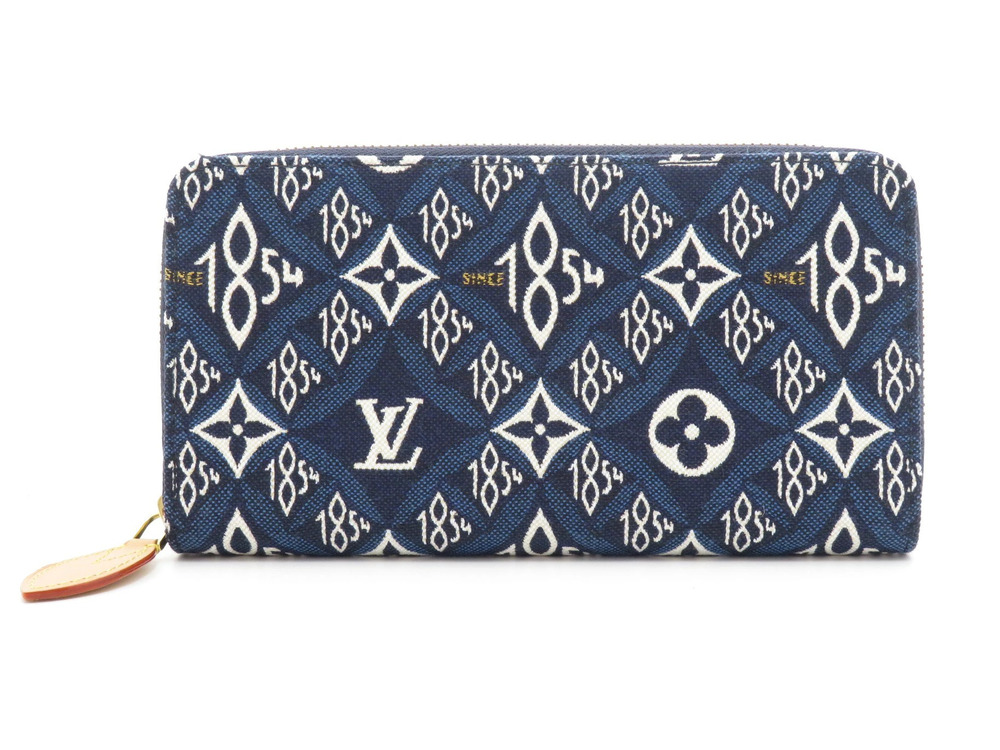 LOUIS VUITTON Zippy Wallet Denim Since 1984 Blue Collection